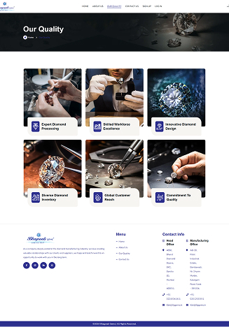 Bhagwati Gems Website Themes