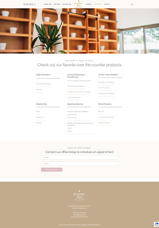 Femme Flôr Women's Pelvic Medicine Website Themes