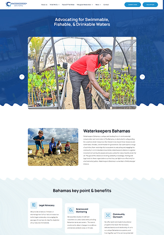 Waterkeepers Bahamas Website Themes