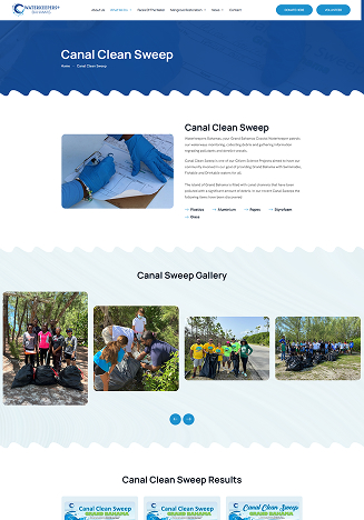 Waterkeepers Bahamas Website Themes