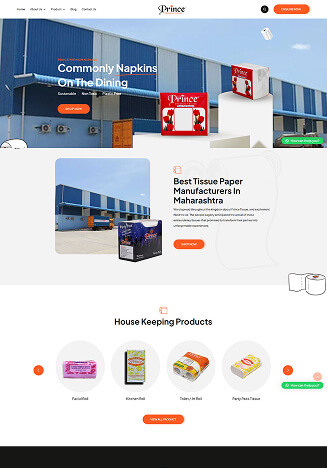 Princetissue Website Themes
